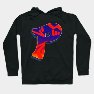 Letter P - Night Sky Hoodie